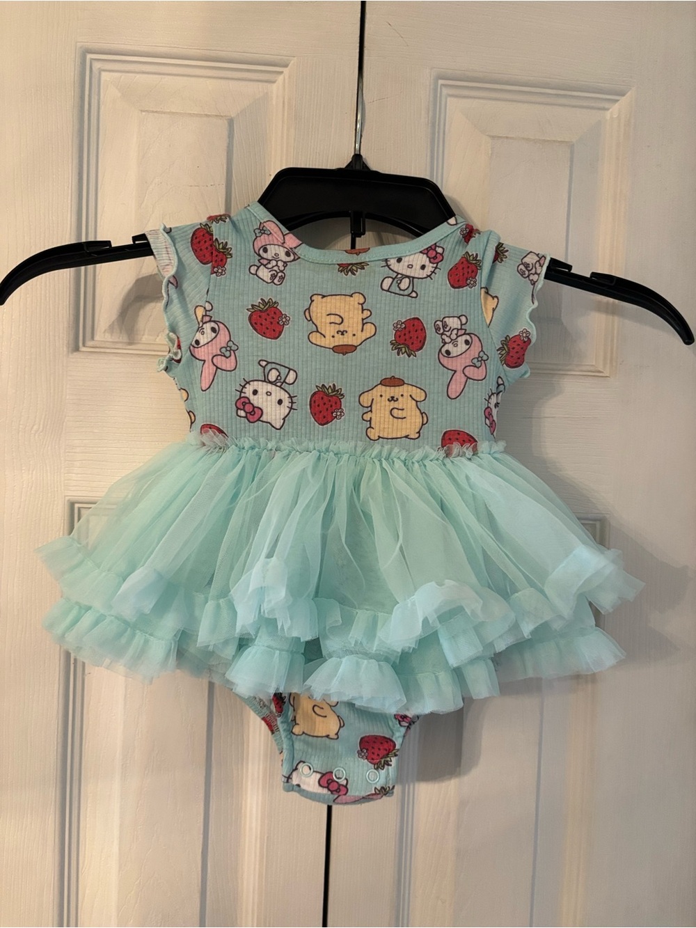 Sanrio Hello Kitty One-Piece Bodysuit with Tutu-6-9 months